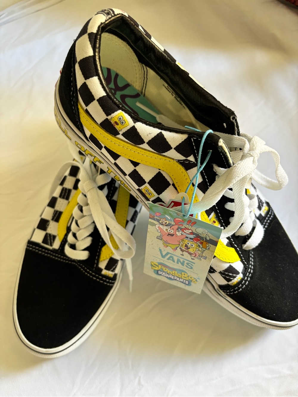 Vans Old Skool SpongeBob SquarePants Off The Wall Skate Sneakers